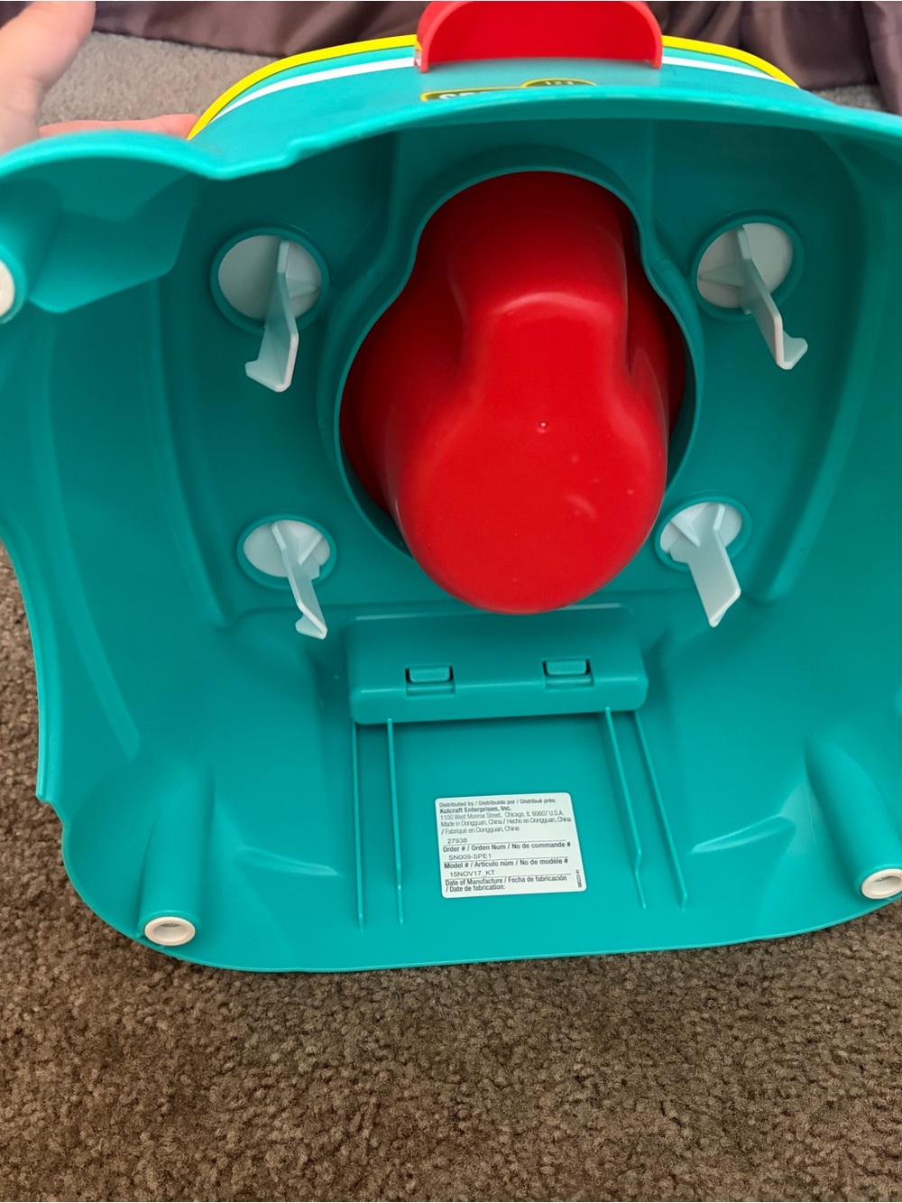 Sesame Street Elmo Potty Seat in Teal, Red, Yellow, White - Picture 9 of 9